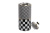 Ваза с крышкой "Chess" черно-белая 37см 55RD4395L